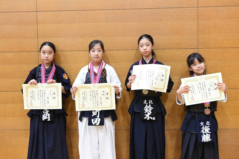 小学５・６年生女子の部入賞者