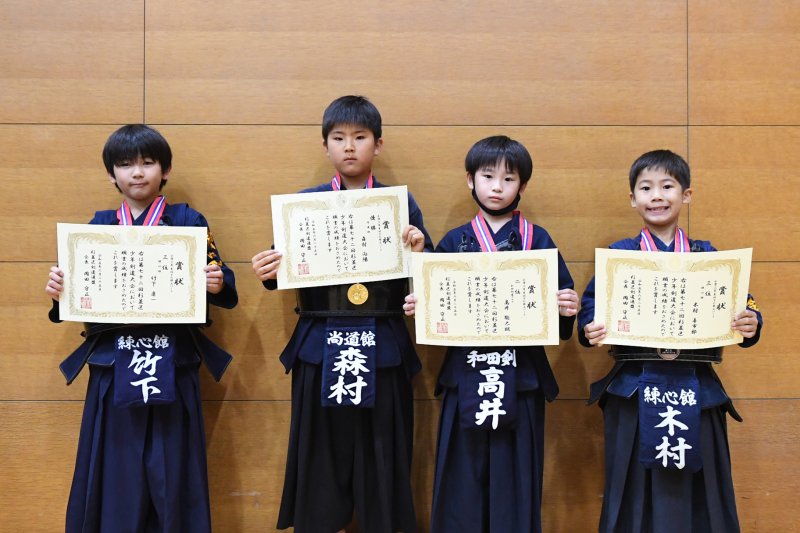 小学３年生以下の部Ａ入賞者